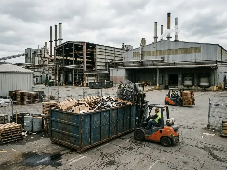 industrial-factory-scrap-conta-003 — frequently asked questions, Cheap Roll-off Dumpster Rentals in Plattsburg, MO